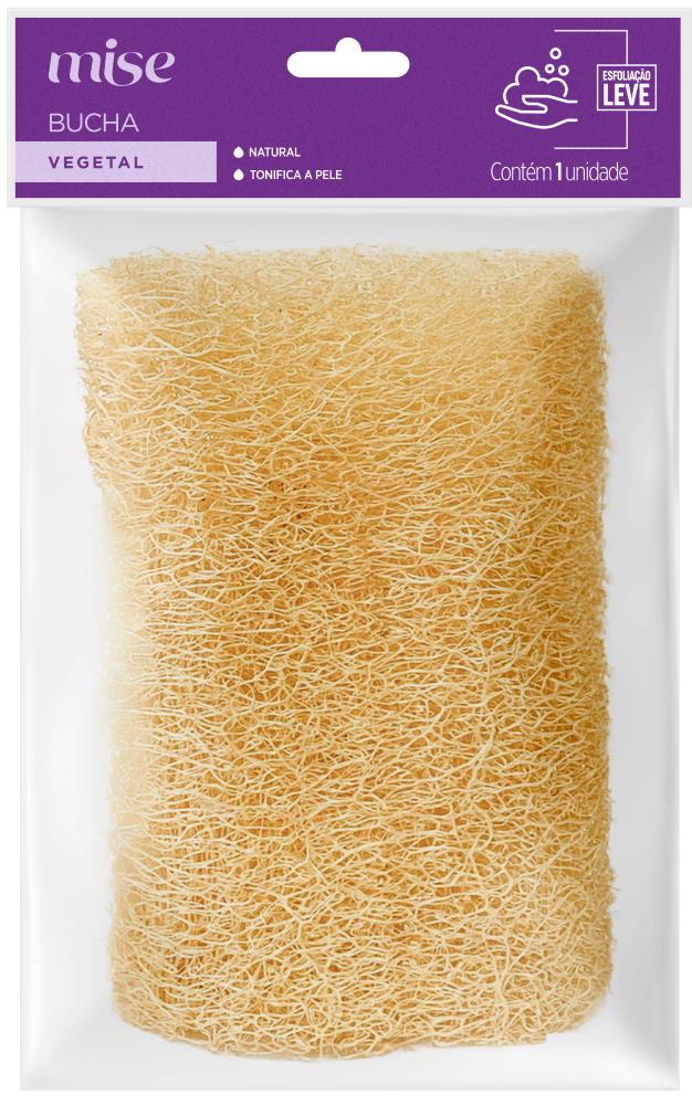 Bucha Vegetal para Banho Mise - 1 Unidade